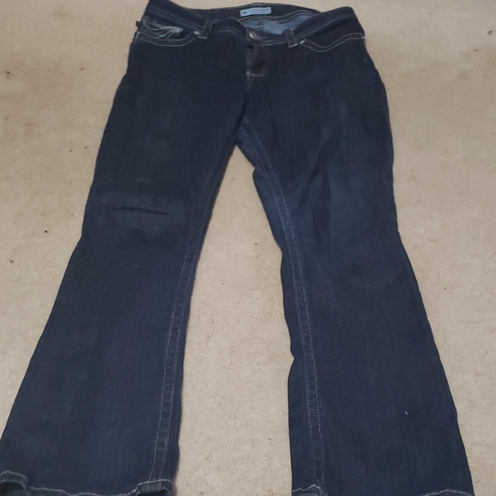 Embellished pocket Lee bootcut jeans